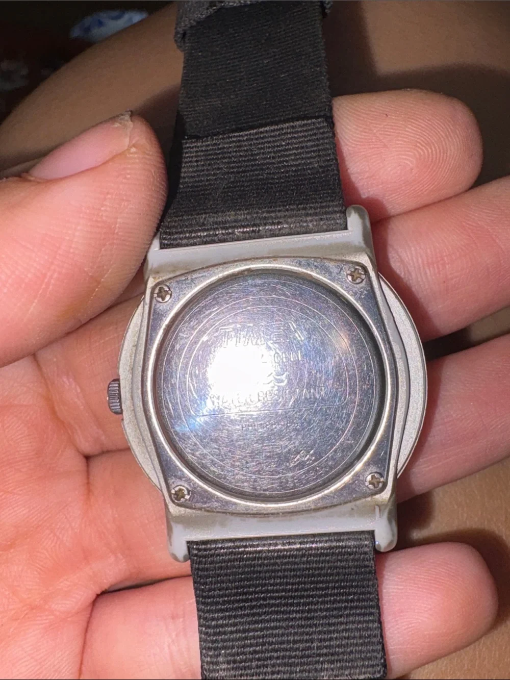 Vintage military style timex Quartz Wristwatch with Luminous Numerals